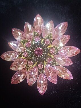 Shimmering Pink Brooch